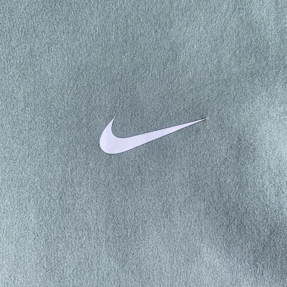 Nike Women’s Green Dri-FIT Funnel Neck Long Sleeve Pullover Hoodie Size L - Picture 6 of 13